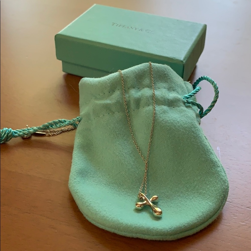 Tiffany & Co Elsa Peretti sterling silver cross